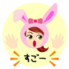 usagi-talk sticker #4380280