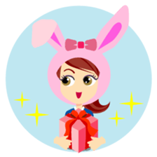 usagi-talk sticker #4380281