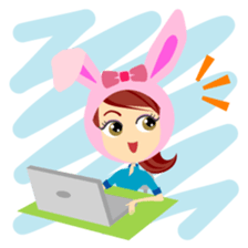 usagi-talk sticker #4380285