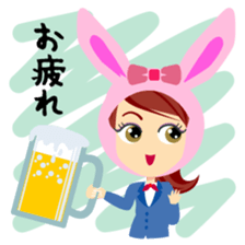 usagi-talk sticker #4380286