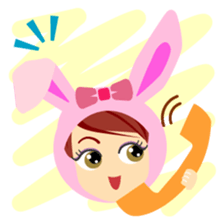 usagi-talk sticker #4380292