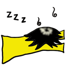 Japanese ghost Yukochan with angel ring. sticker #4380404