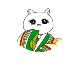 Young lady rabbit. sticker #4380798