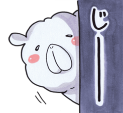 "Yuru-Alpaca" Sticker sticker #4381317