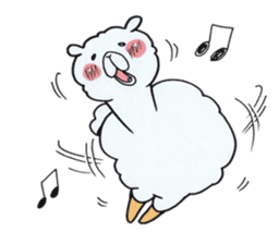 "Yuru-Alpaca" Sticker sticker #4381341