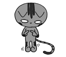 Cat Hermit&Tora sticker #4381346