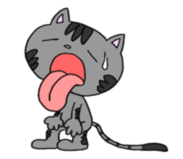 Cat Hermit&Tora sticker #4381354