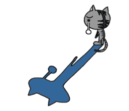 Cat Hermit&Tora sticker #4381357