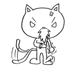 Cat Hermit&Tora sticker #4381358
