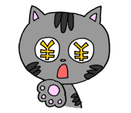 Cat Hermit&Tora sticker #4381360