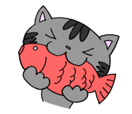 Cat Hermit&Tora sticker #4381365