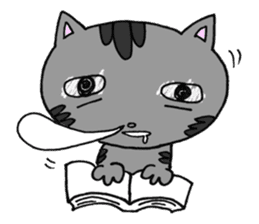 Cat Hermit&Tora sticker #4381368