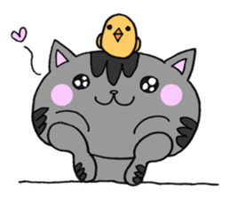Cat Hermit&Tora sticker #4381373