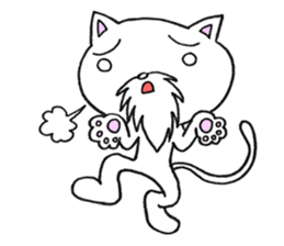 Cat Hermit&Tora sticker #4381379