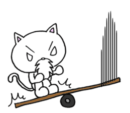 Cat Hermit&Tora sticker #4381383