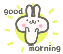 cute rabbit and cat sticker #4381504