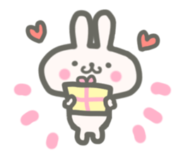 cute rabbit and cat sticker #4381512