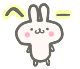 cute rabbit and cat sticker #4381522