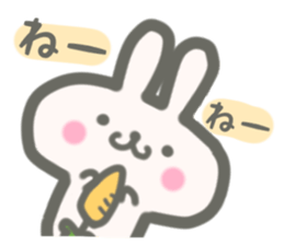 cute rabbit and cat sticker #4381533