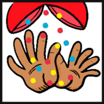 Hand sign selection sticker #4381544