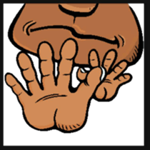 Hand sign selection sticker #4381546