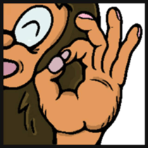 Hand sign selection sticker #4381547