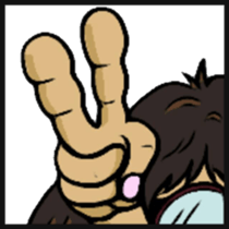 Hand sign selection sticker #4381549