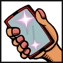 Hand sign selection sticker #4381565