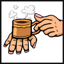 Hand sign selection sticker #4381568