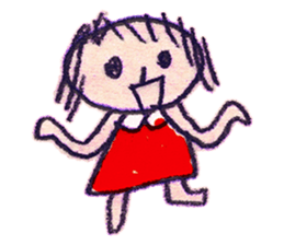 graffiti girl sticker #4381707