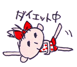 graffiti girl sticker #4381722