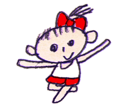 graffiti girl sticker #4381723