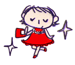 graffiti girl sticker #4381727