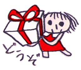 graffiti girl sticker #4381729