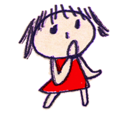 graffiti girl sticker #4381736