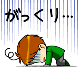 Male student Sticker sticker #4381836