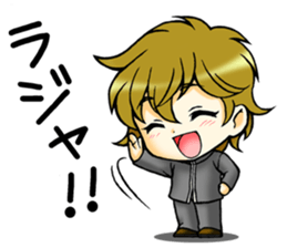 Male student Sticker sticker #4381847