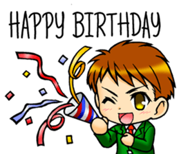 Male student Sticker sticker #4381858