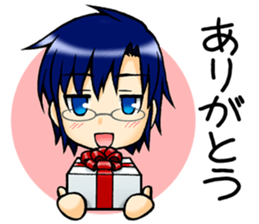 Male student Sticker sticker #4381863