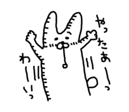 Three animals Sticker 3 sticker #4382532