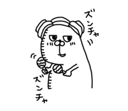 Three animals Sticker 3 sticker #4382541