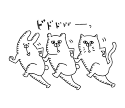 Three animals Sticker 3 sticker #4382543