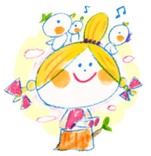 Satoshi's happy characters vol.27 sticker #4383351