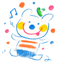 Satoshi's happy characters vol.27 sticker #4383371
