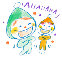 Satoshi's happy characters vol.27 sticker #4383374