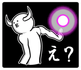 White guy and rounded grew of horn sticker #4383468