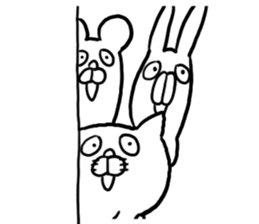 Drooping Eyes Animals sticker #4383745