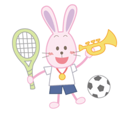 The school life of the rabbit sticker #4384155