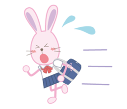 The school life of the rabbit sticker #4384166