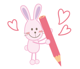 The school life of the rabbit sticker #4384172